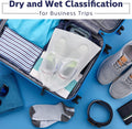 10PCS Travel Shoe Bags - Portable Drawstring Dust Organizer - SuperSaverAU - view 5