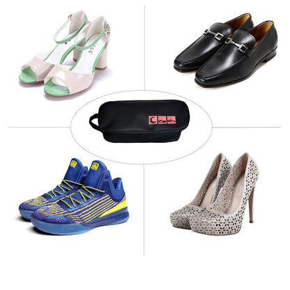 Portable Waterproof Shoe Bag with View Window 13cm High