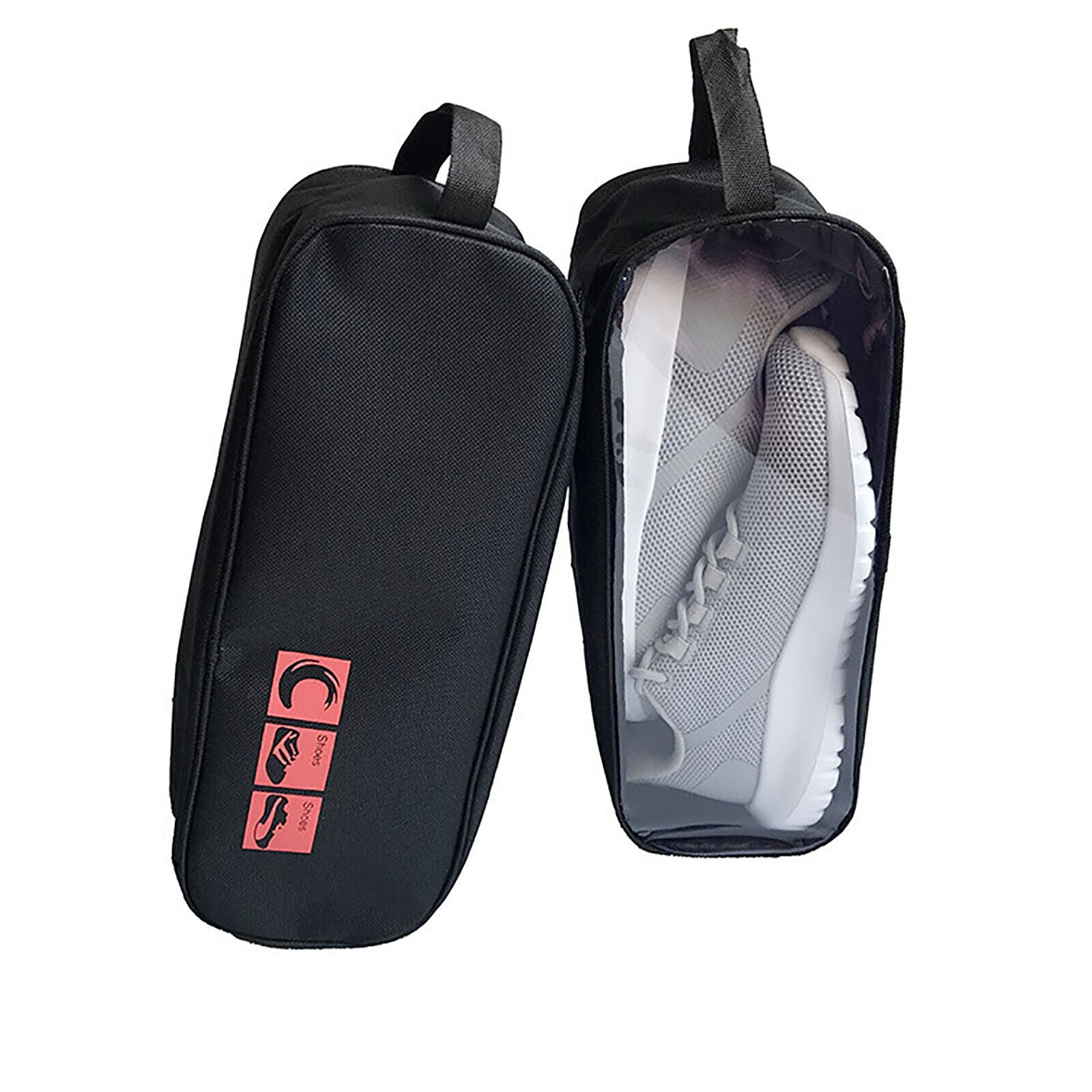 Portable Waterproof Shoe Bag with View Window 20x15x25cm, Durable & Stylish - SuperSaverAU - view 9