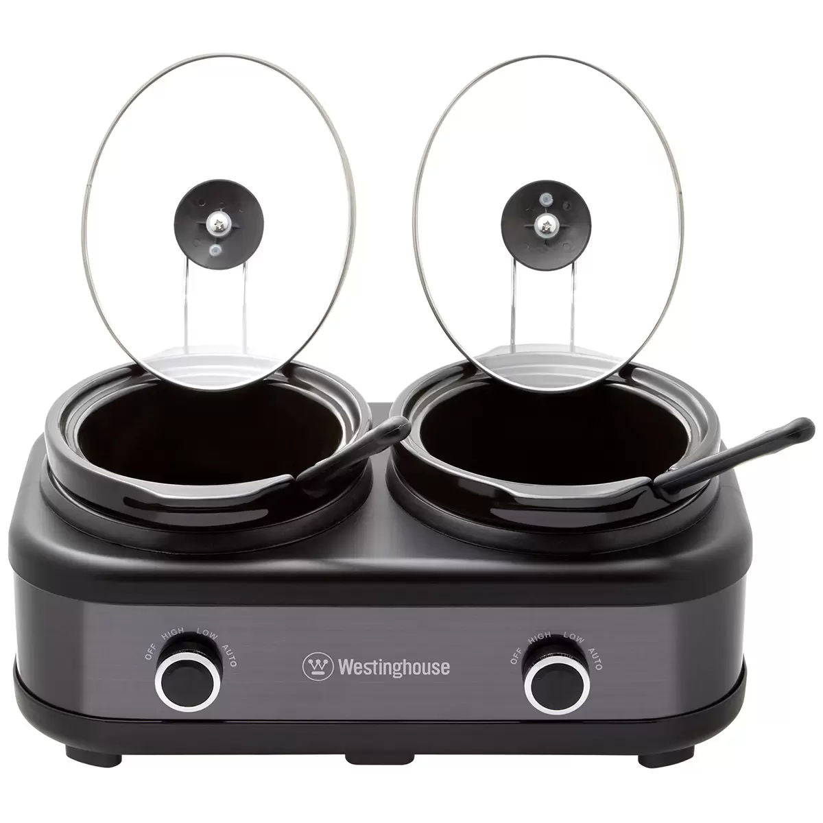 Westinghouse Dual 2 x 2.5L Slow Cooker with Auto Function - SuperSaverAU - view 2