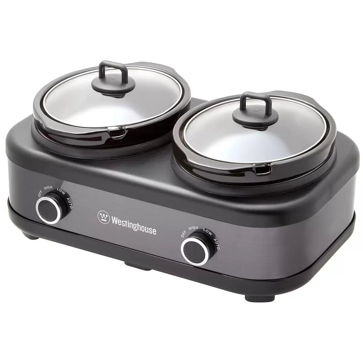 Westinghouse Dual 2 x 2.5L Slow Cooker with Auto Function