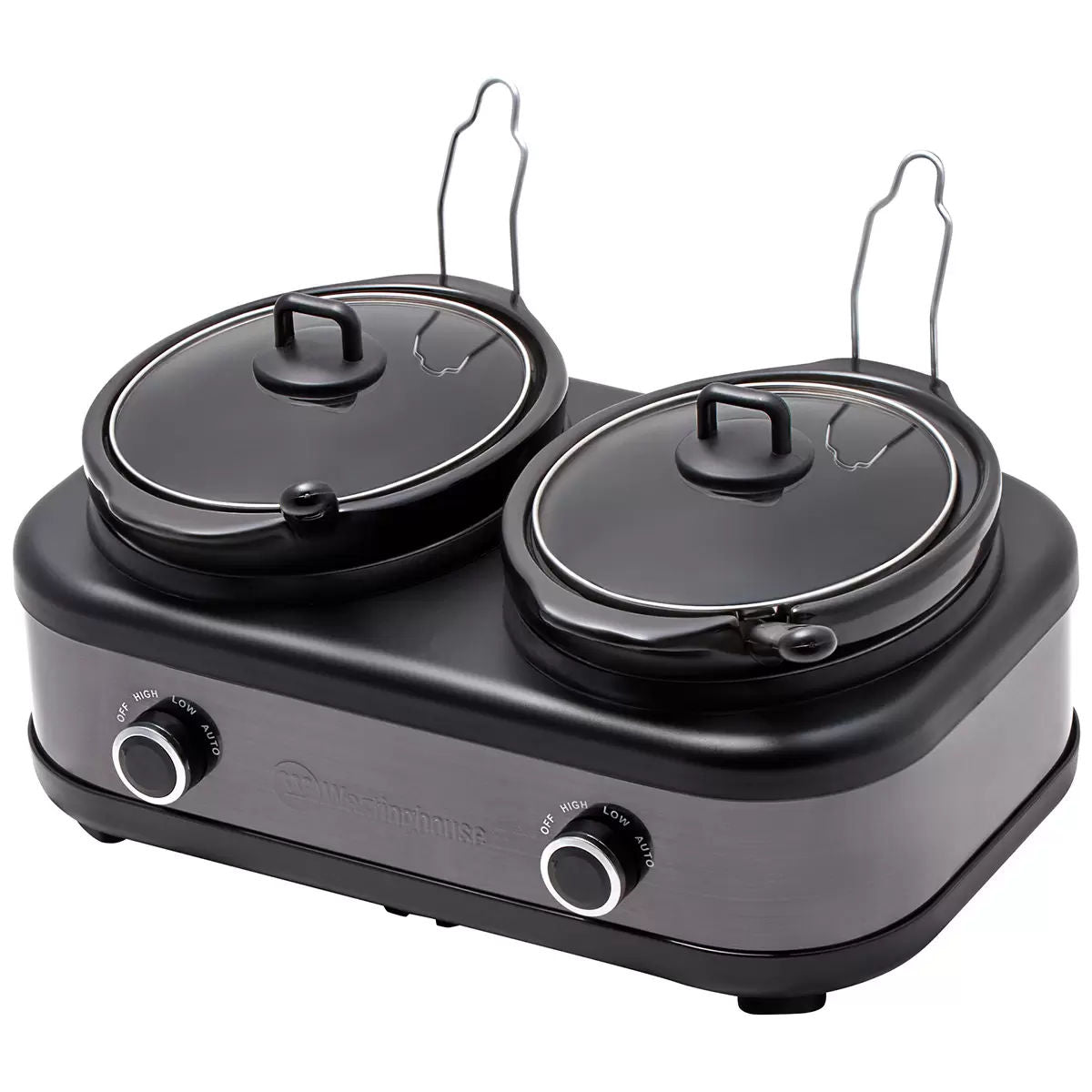 Westinghouse Dual 2 x 2.5L Slow Cooker with Auto Function - SuperSaverAU - view 6