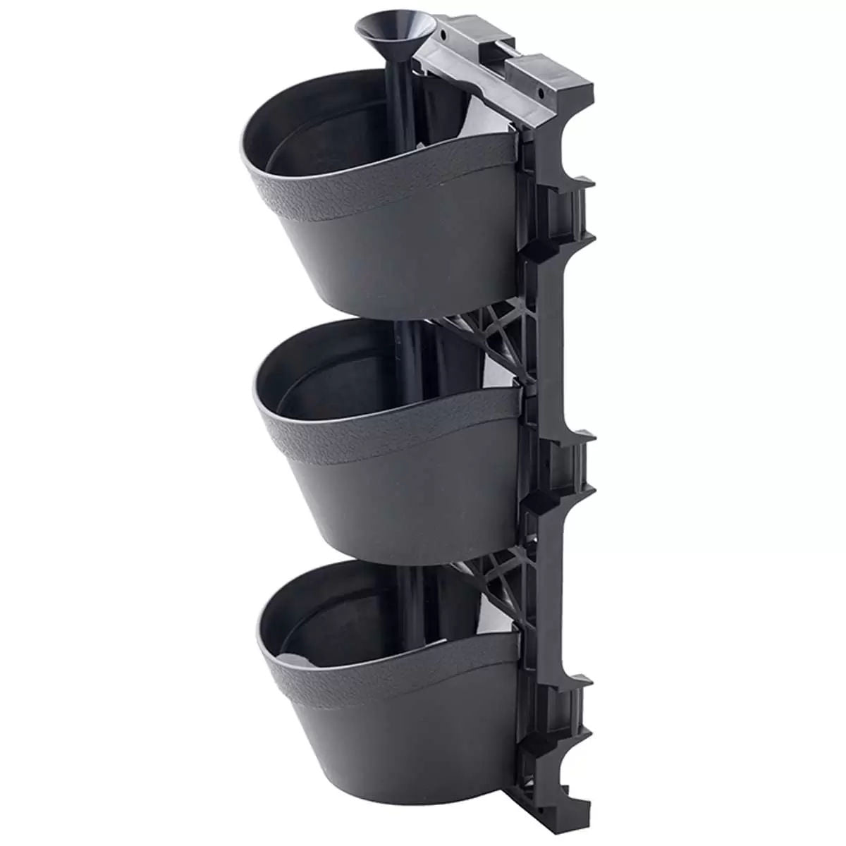 Tri vertical garden with 4 frames and 12 pots