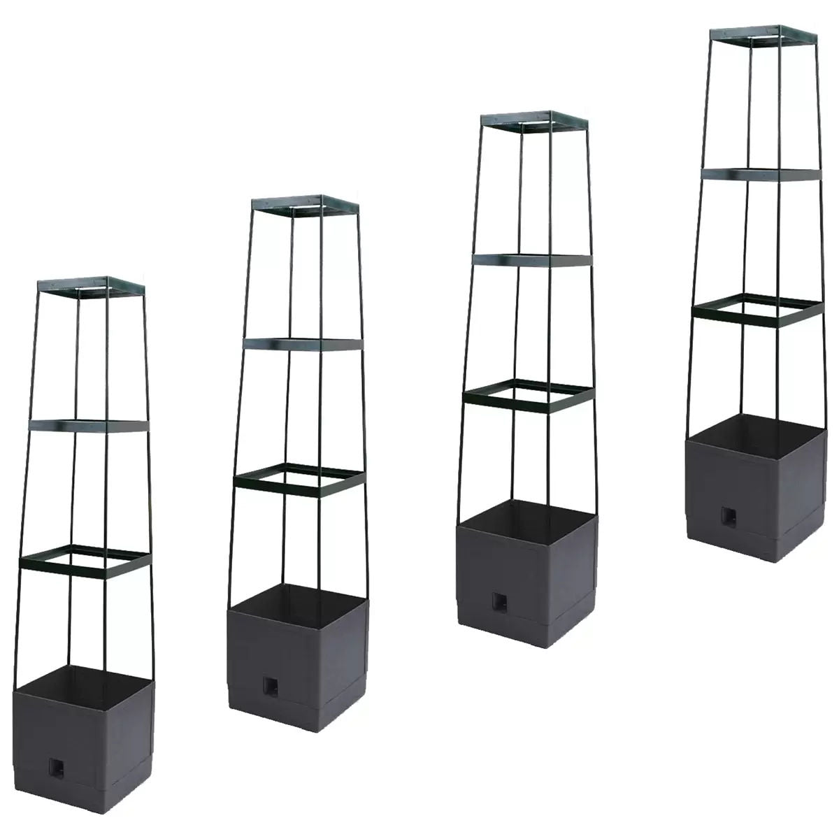 Tomato Tower with 3-Tier Frame - Pack of 4 - SuperSaverAU - view 1