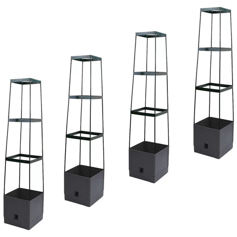 Tomato Tower with 3-Tier Frame - Pack of 4 - SuperSaverAU - view 1