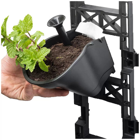 Quint Vertical Garden 3 Frames 15 Pots Space-Saving Easy Watering 80x48x18 cm - SuperSaverAU - view 1