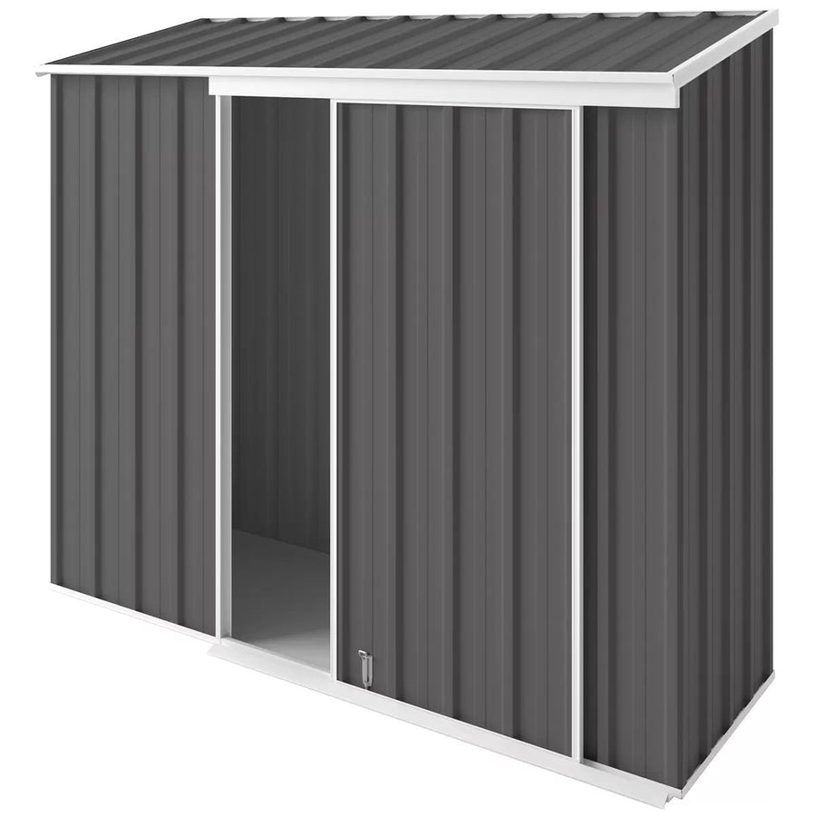 Custom Narrow Slider Shed 2.25 x 0.78m Slate Grey - SuperSaverAU - view 1