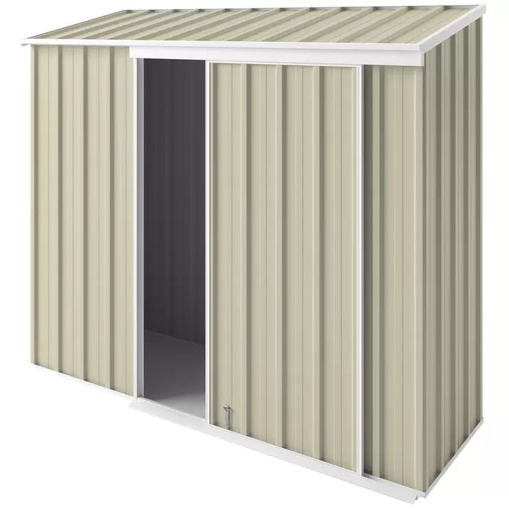 Narrow Cream Slider Shed 2.25 x 0.78m - Custom Built - SuperSaverAU - view 1