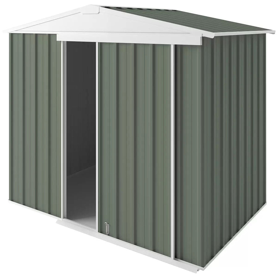 Gable Slider Shed 2.25 x 1.50m Mist Green - Spacious, Durable, Australian Made - SuperSaverAU - view 1