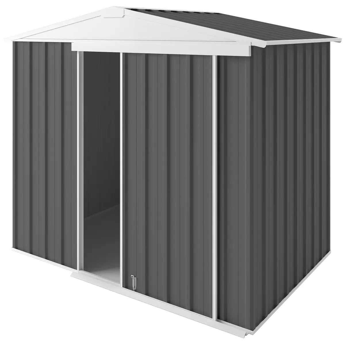 Gable Slider Shed 2.25 x 1.50m - Slate Grey Storage Solution - SuperSaverAU - view 1