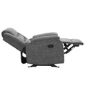Fabric Glider Recliner - Pocket Coil Cushion & Durable Upholstery - SuperSaverAU - view 6