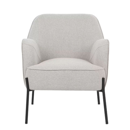Hugo upholstered armchair ivory