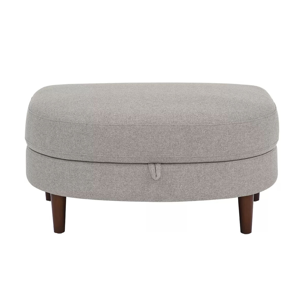 Accent Chair with Storage Ottoman - Ergonomic Barrel Design - SuperSaverAU - view 9