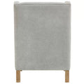 Fabric Accent Chair with Pocket Coil Seat and Lumbar Pillow - SuperSaverAU - view 1