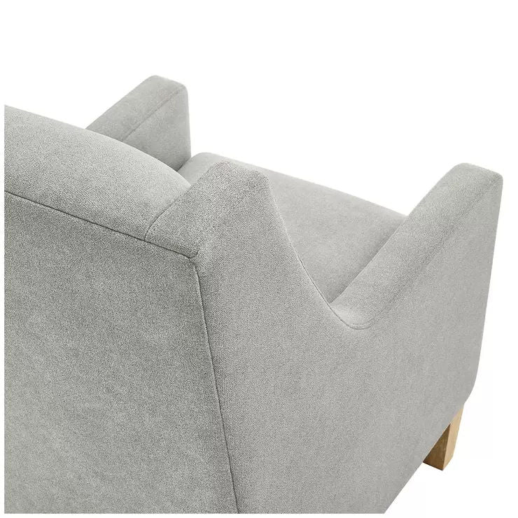 Fabric Accent Chair with Pocket Coil Seat and Lumbar Pillow - SuperSaverAU - view 2