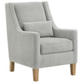 Fabric Accent Chair with Pocket Coil Seat and Lumbar Pillow - SuperSaverAU - view 6