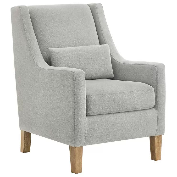 Fabric Accent Chair with Pocket Coil Seat and Lumbar Pillow - SuperSaverAU - view 6