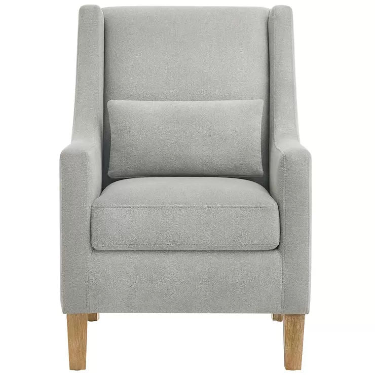 Fabric Accent Chair with Pocket Coil Seat and Lumbar Pillow - SuperSaverAU - view 7