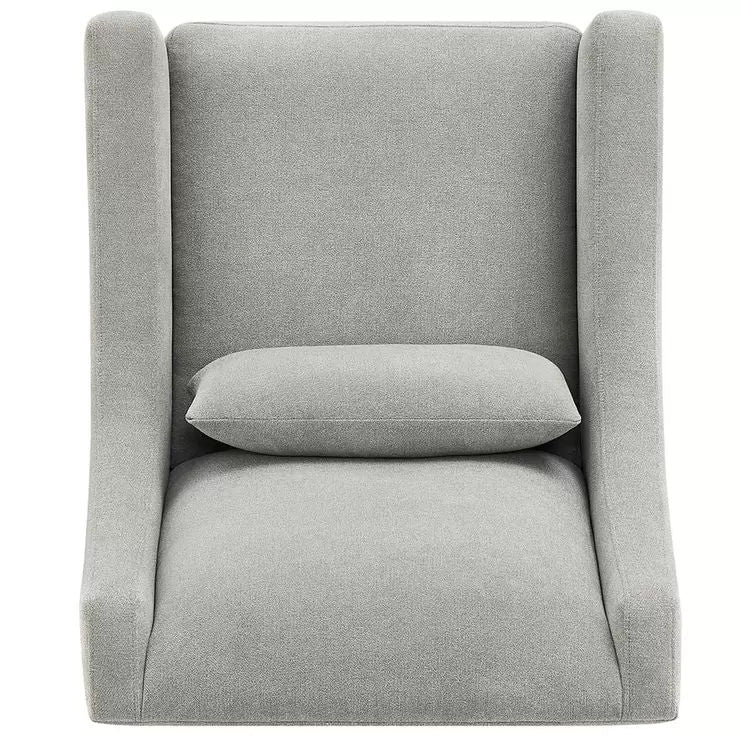 Fabric Accent Chair with Pocket Coil Seat and Lumbar Pillow - SuperSaverAU - view 9