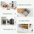 Kitchen Island on Wheels with Ample Storage - Mobile Cart - SuperSaverAU - view 5