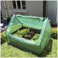 Raised Garden Bed Charcoal 120 x 90 x 30cm with PE Cover & Galvanized Steel - SuperSaverAU - view 3