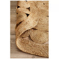 Atrium Pilu Natural Rug 200 x 200cm, Eco-Friendly Jute, Artisan Crafted, Durable - SuperSaverAU - view 2