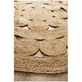 Atrium Pilu Natural Rug 150 x 150cm, Eco-Friendly Jute, Artisan Quality, Durable - SuperSaverAU - view 6