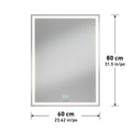 Aurea Integrated LED Plug-In Wall Mirror