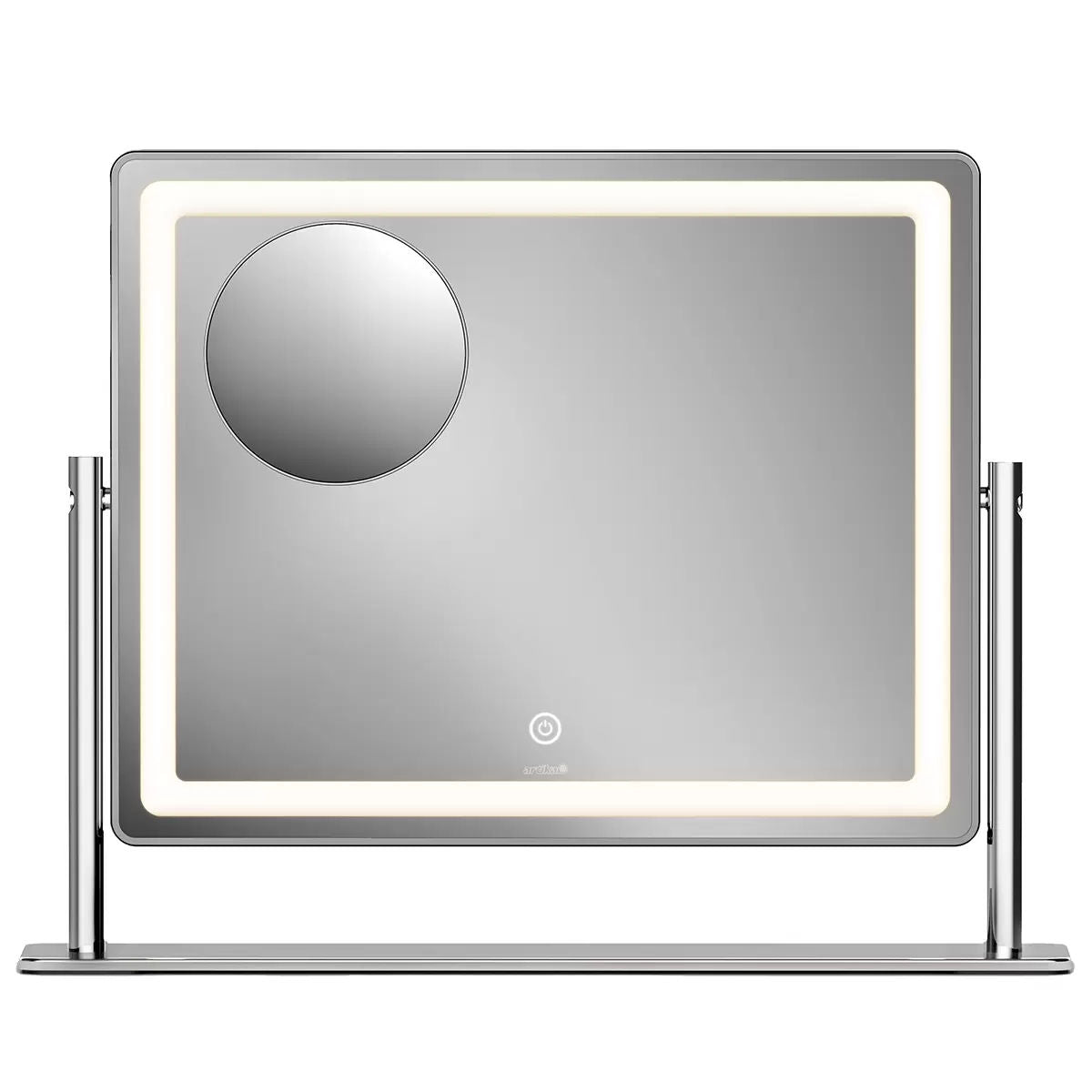 Aurea Mini LED Cosmetic Mirror by Premium - Adjustable Lighting