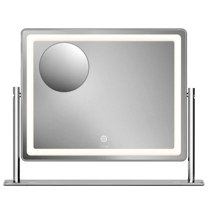 Aurea Mini LED Cosmetic Mirror by Premium - Adjustable Lighting