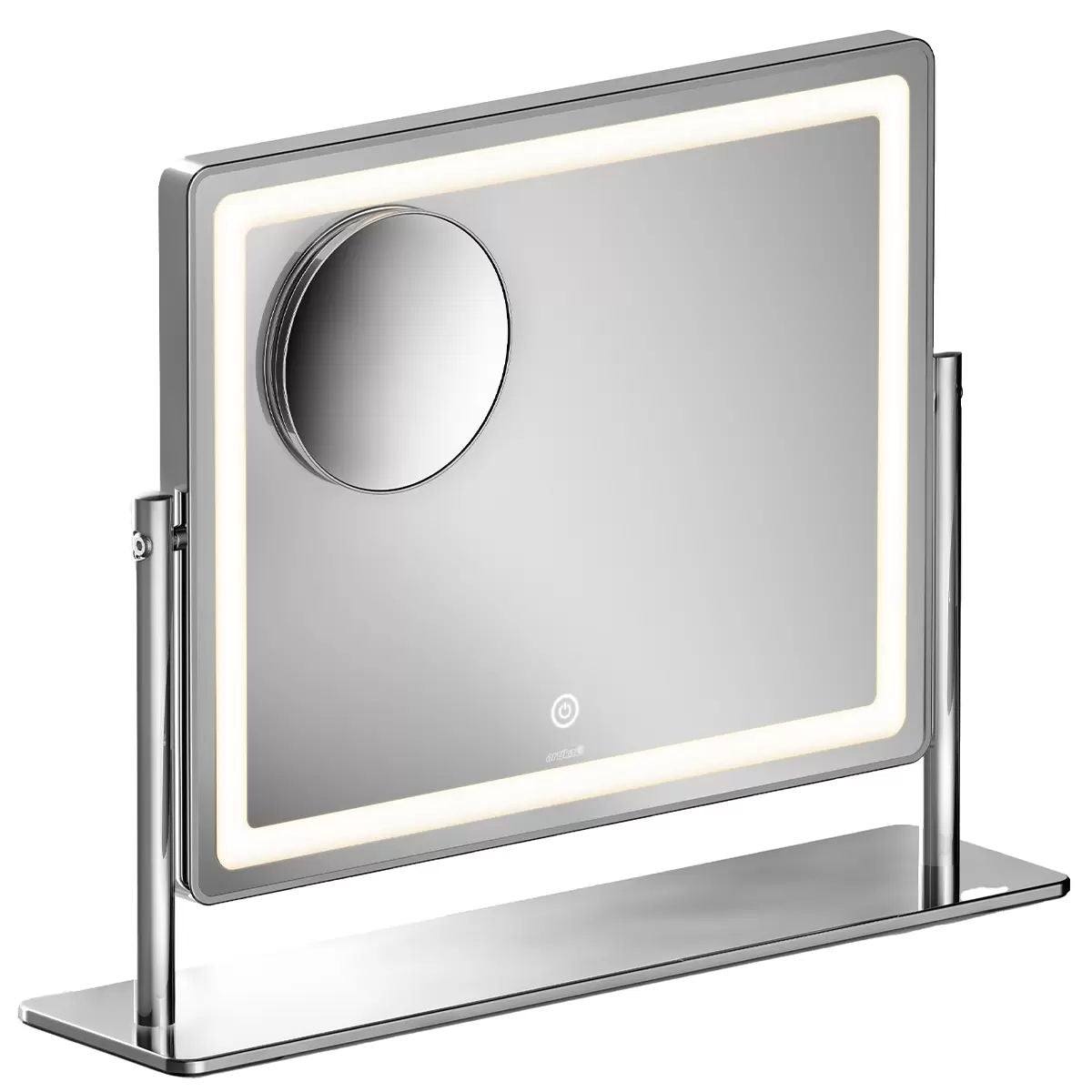 Aurea Mini LED Cosmetic Mirror by Premium - Adjustable Lighting