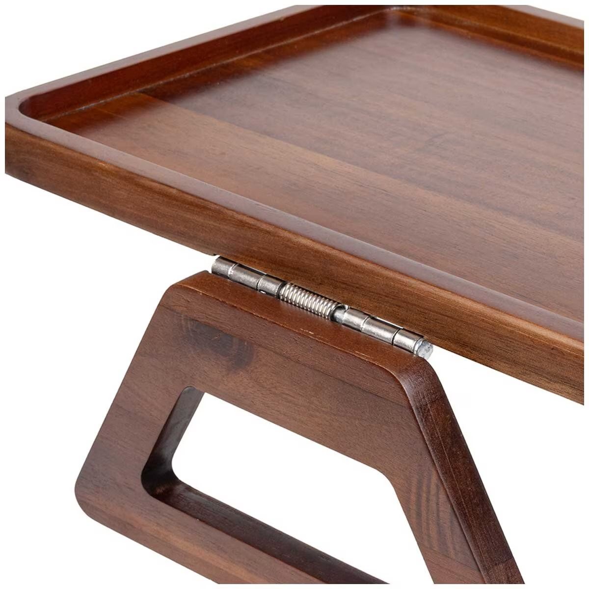 Smart Design Acacia Sofa Armrest Tray - Spring Loaded - SuperSaverAU - view 5