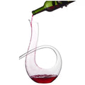 Elegant 1.2L Wine Decanter - Handcrafted Lead-Free Glass - SuperSaverAU - view 3