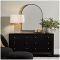Archibald Wall Mirror 3 x 80 x 100 cm, Matte Black Frame, Modern Elegance - SuperSaverAU - view 3