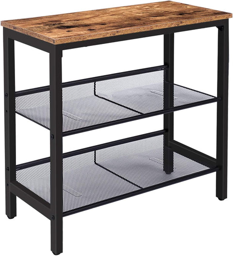 2-Tier Shoe Rack - Industrial Style Storage - SuperSaverAU - view 1