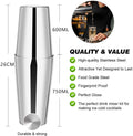Premium 23 Piece Boston Cocktail Shaker Set Stainless Steel Bar Tools