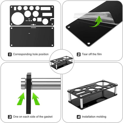 23-Piece Boston Cocktail Shaker Set with Professional Bar Tools