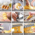 Premium Manual Steel Pasta Maker with 8 Thickness Settings