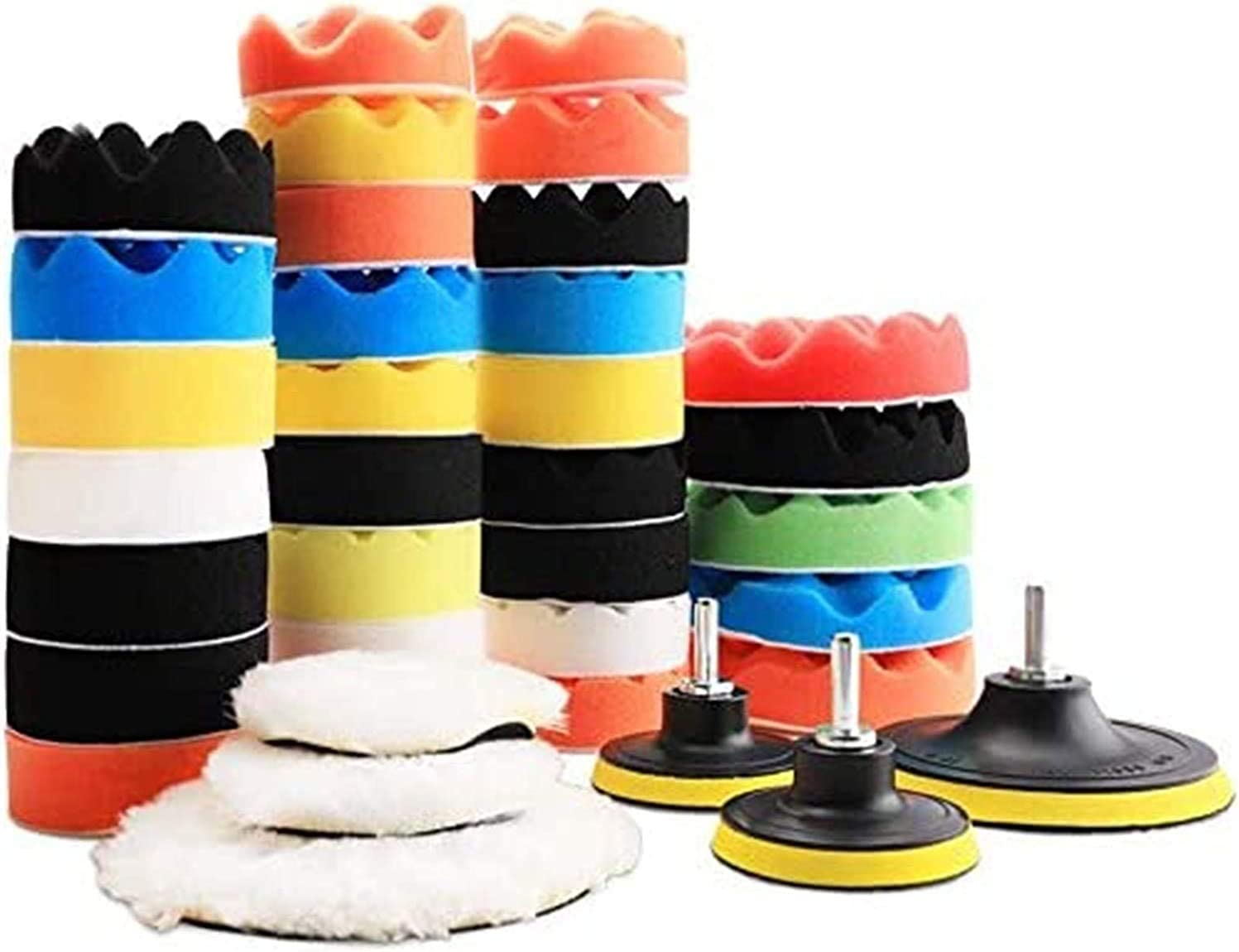 Premium 39 Piece 2-in-1 Car Foam Drill Polishing Kit