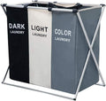 3 in 1 Large 135L Laundry Hamper Basket - Waterproof, Foldable, Aluminum Frame - SuperSaverAU - view 1