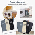 3 in 1 Large 135L Laundry Hamper Basket - Waterproof, Foldable, Aluminum Frame - SuperSaverAU - view 2