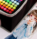 168 Colours Graffiti Pen Set - Double-Headed, Non-Toxic, 1mm-6mm, 30x17x23 cm - SuperSaverAU - view 3