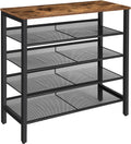 5-Tier Shoe Rack, Industrial Shoe Organizer Storage Bench - SuperSaverAU - view 1