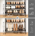 5-Tier Shoe Rack, Industrial Shoe Organizer Storage Bench - SuperSaverAU - view 4