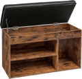 Shoe Storage Bench 60cm L with Padded Cushion, Adjustable Shelf & Concealed Storage - SuperSaverAU - view 1