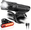 Premium USB Rechargeable LED Bike Lights Set with IPX4 Waterproof Rating