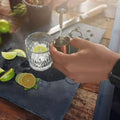 Premium 12 Piece Stainless Steel Cocktail Shaker Bartender Kit with Bamboo Stand