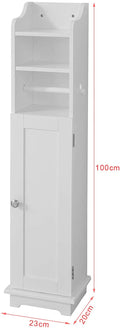 Freestanding Toilet Paper Holder with Storage and Brush Holder - SuperSaverAU - view 3