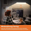 Premium Rechargeable 54 LED Under Cabinet Light with Motion Sensor - Silver, Yellow Light