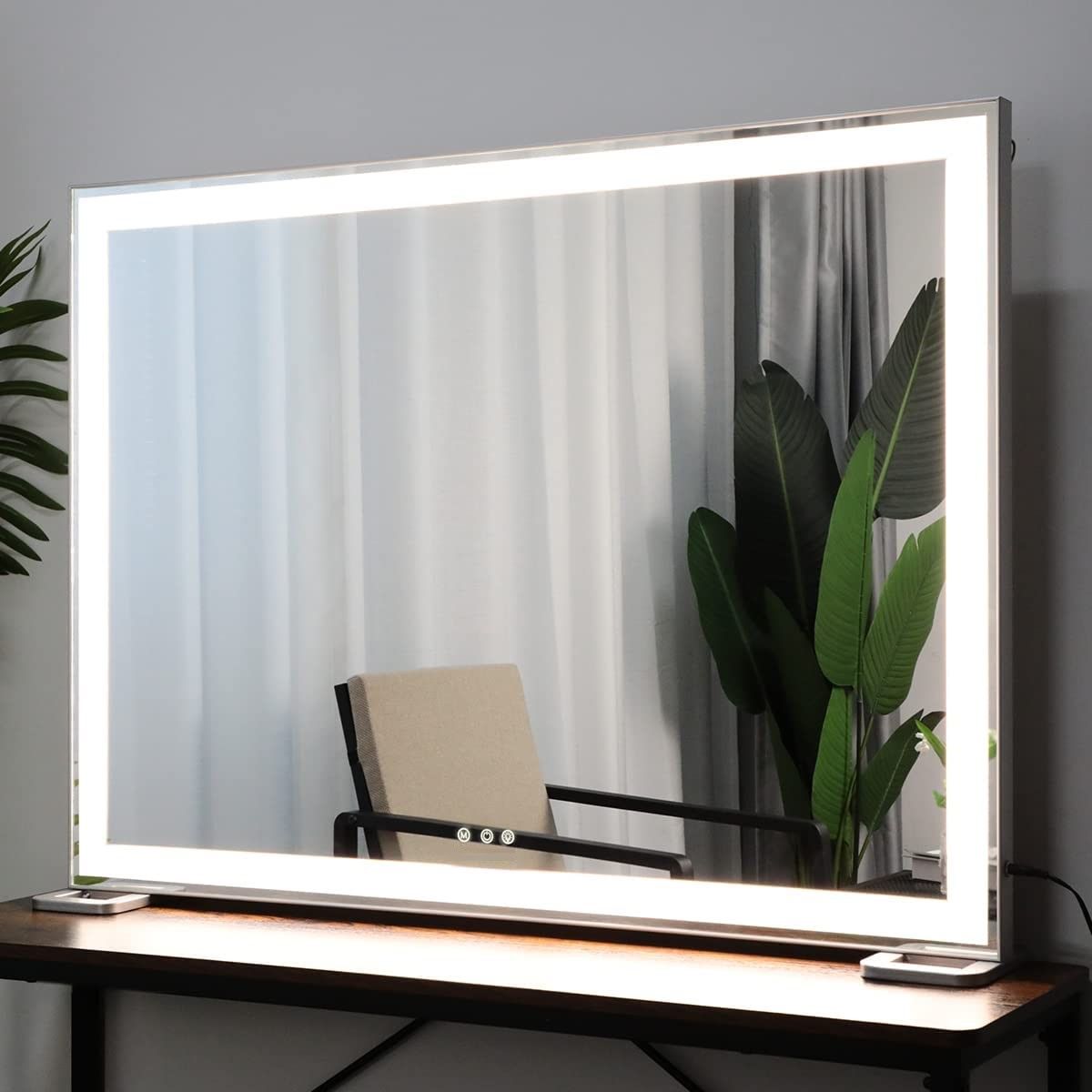 Premium Large Hollywood Makeup Mirror 92x68cm Smart Touch LED Vanity Mirror